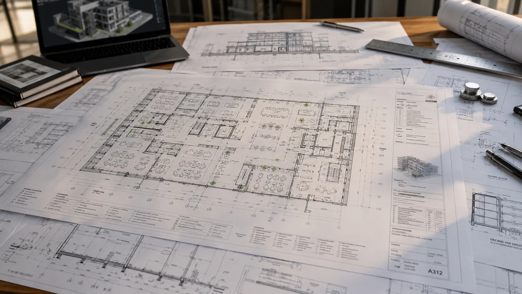 Rendu 3D réaliste de villa moderne